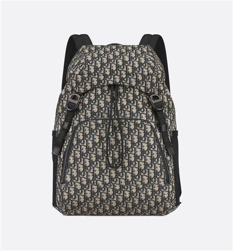 dior backpack mini with splatter pattern|Mini Rider Backpack Beige and Black Dior Oblique Jacquard.